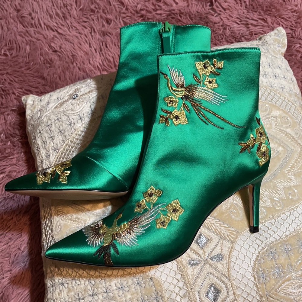 Zara Basic Collection Satin Boots - image 3